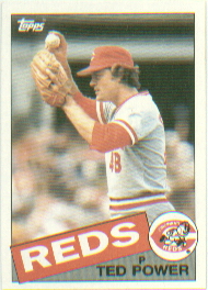 1985 Topps Baseball Cards      342     Ted Power